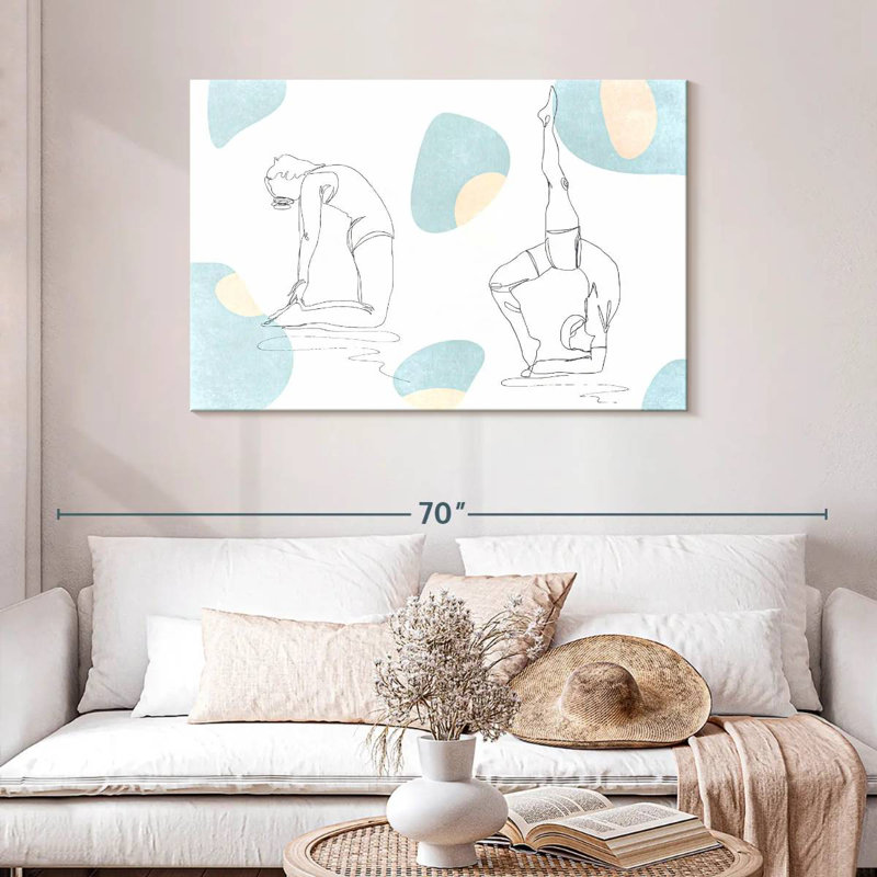 Sireci Challenging Yoga Poses, 30" H x 45" W