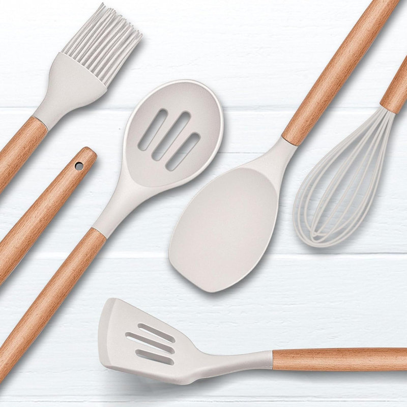Rareweaves 12 Utensil Set, Beige, 36.2cm