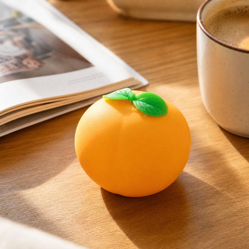 Relieve stress Extra Large Simulation Yellow Peach Slow Kneading