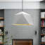 Luminaire suspendu avec abat-jour géométrique blanc moderne 1 lumière Avila-1099060347-1099060345