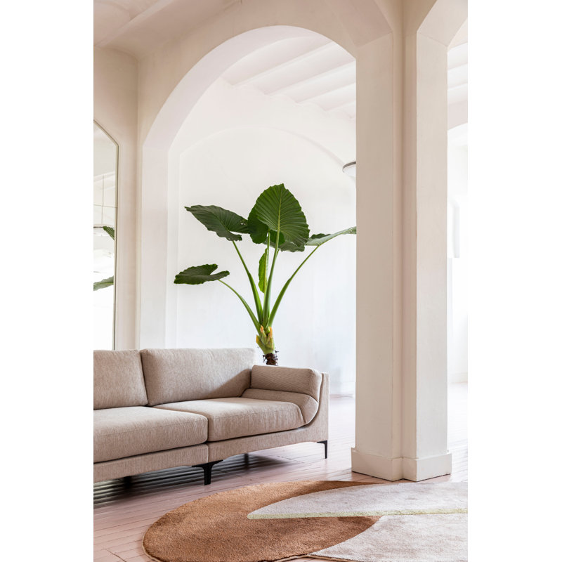 Balcony Sleeper Sofa, Brown Polyester Blend