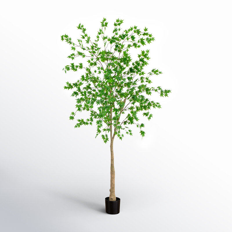 96'' Faux Maple Tree in Pot Liner