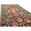 Hand-Knotted High-Quality Red and Black Runner