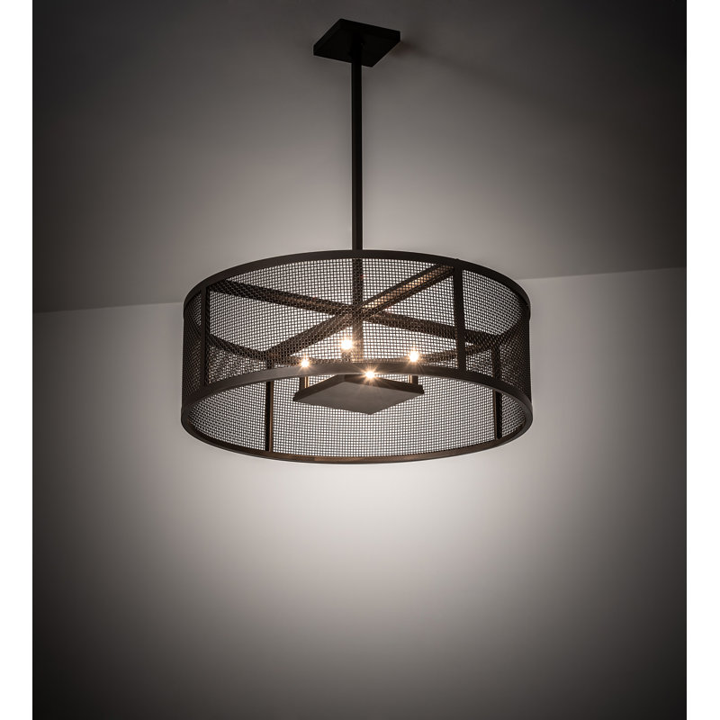 Cilindro Rame 4 - Light Pendant, 30" W