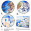 «Blue and White Greek Isles Village II - Grèce», art mural-2125107266-2125107265