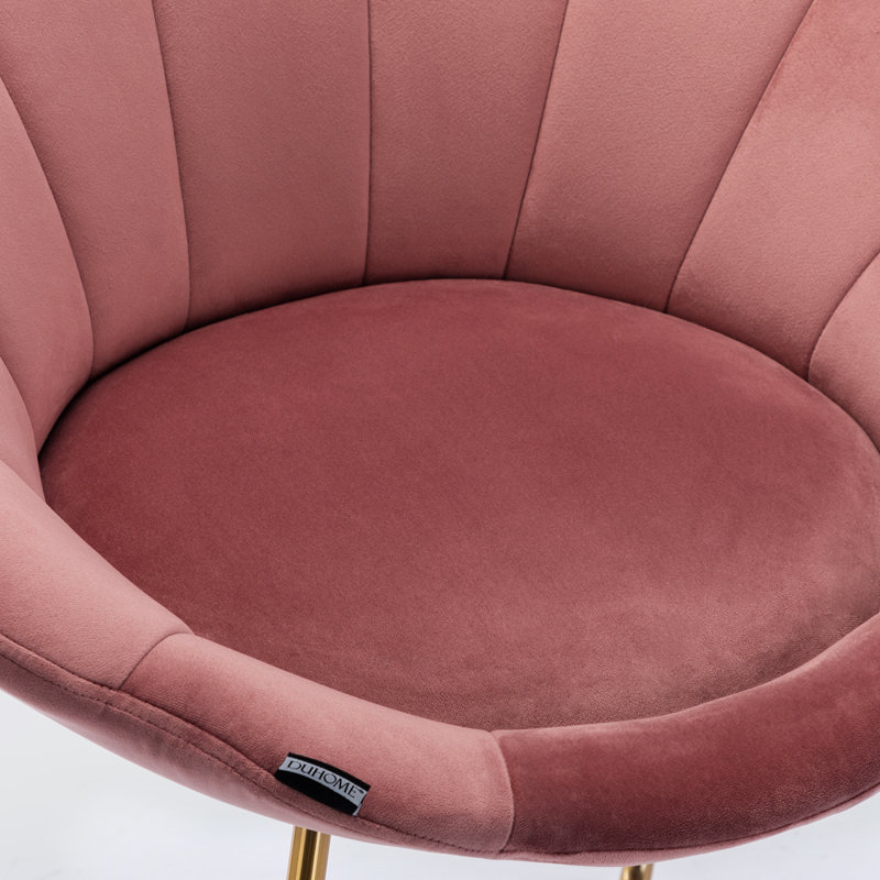 Fauteuil papasan de 28,25 po de largeur, Velours rose