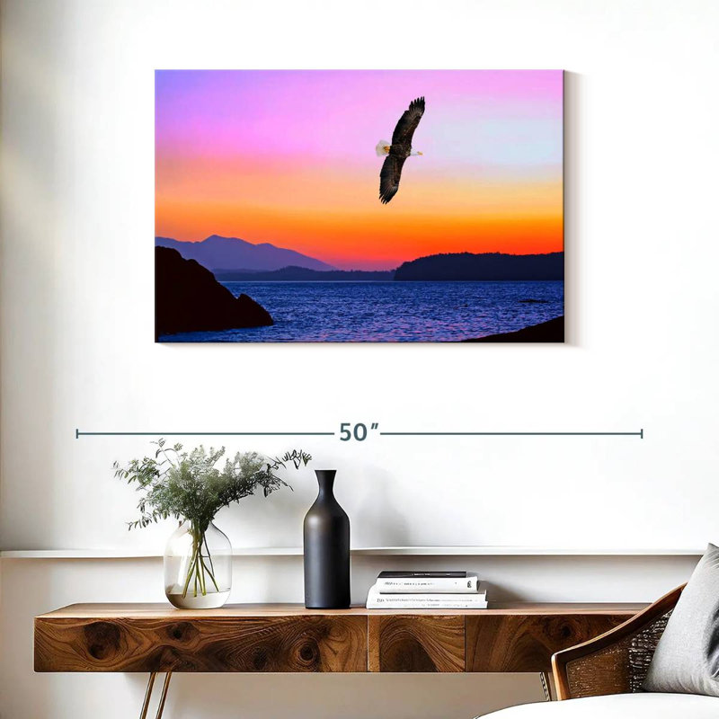 Coucher de soleil Brampt, H 24 po x l 36 po