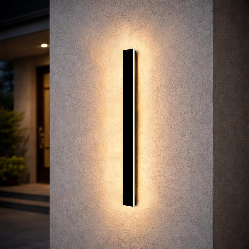Modern Outdoor Wall Lamp, Modern Outdoor Wall Lamp, 23.6"