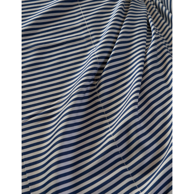 Bamboo Duvet Cover, Twin Duvet Cover, Classic Stripe in Pacific