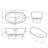 64.96" Freestanding Soaking Solid Surface Bathtub-111987439