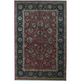 Dharma Oriental Area Rug in Red/Black