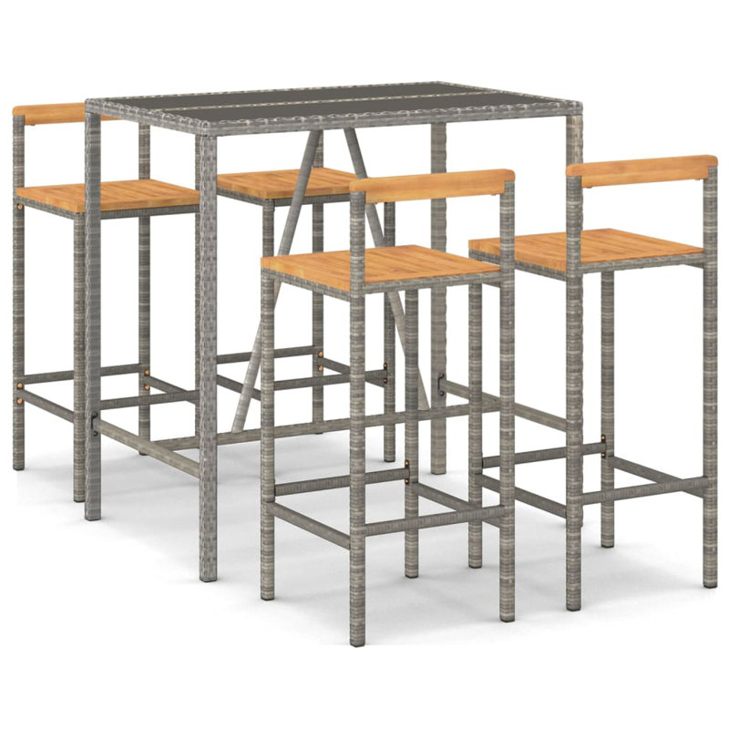 Forloney 40cm Bar Set, Grey
