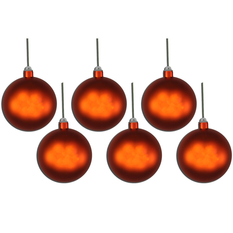 Shatterproof Ball Ornament, Orange