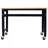 Workbench - 48" Wide Rolling Workbenches For Garage - Adjustable Height, Workshop Tool Bench, Metal With Rubber Wood Top