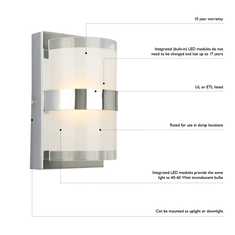 Design House Haswell LED Wall Sconce Wayfair