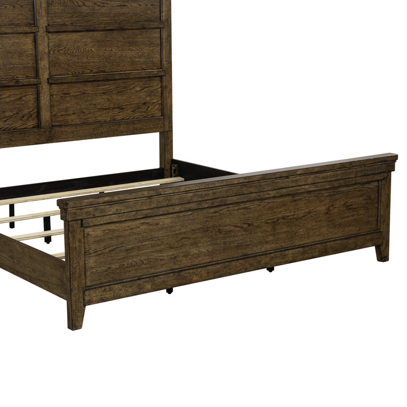 Gertraute King Panel Bed & Two Nightstands Bedroom Set, King