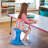 Kids 14'' Rocking Chair and Ottoman