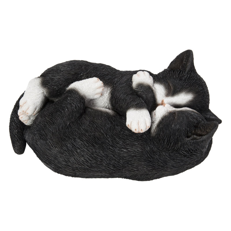Sleeping Couple Cats, Noir