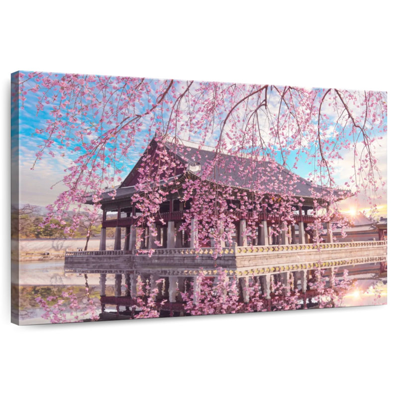 Lilie Seoul Cherry Blossoms, 24" H x 36" W
