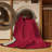 Machine Washable Solid Red Area Rug-1055902657