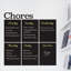 Décalcomanie murale tableau noir charting