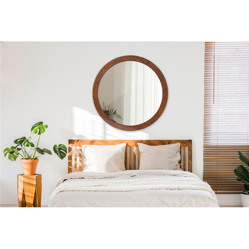 Huldar Glass Flat Wall Mirror