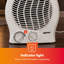 GEEPAS Portable Fan Heater 2000W | Low Running Cost with 2 Heat Settings 1000-2000W & Overheat Protection | Energy Efficient Heater with Cooling/Warm/Hot Wind Option for Office Home | 2 Year Warranty