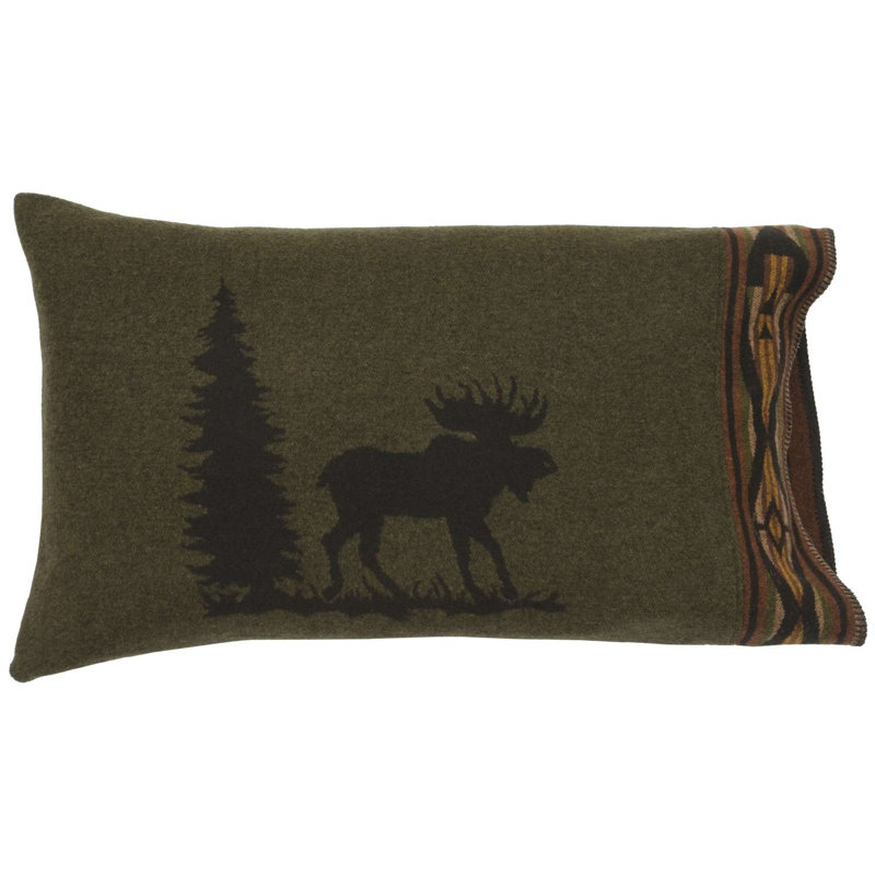 Wooded River Moose Standard Sham, Standard
