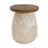 Laigha Modern Coastal Organic Pear-Shaped MGO Side Table with Faux Wood Grain Top for Patio, Balcony, Living Room-128952856-128952853