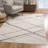 Gray Modern Abstract Pattern Runner Rug-1201071717