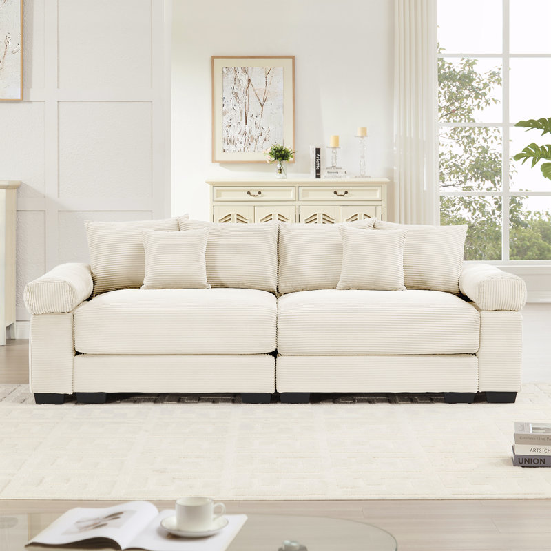 Canapé pour salon, chambres à coucher, Crème
