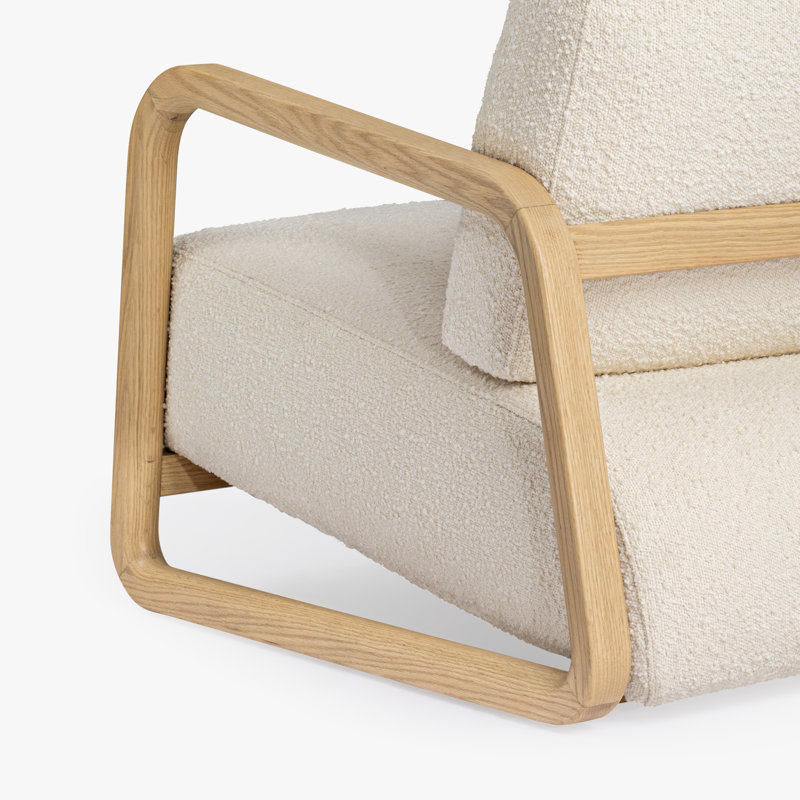 Chaise avec accoudoirs carrés Hanabury