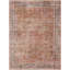 Tapis persan oriental rouge bien tissé Ervin Delphine-87869654