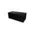 Banc de rangement rembourré en cuir de 18,5 po de hauteur