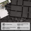 12'' L x 12'' W Plastic Tile-98542377