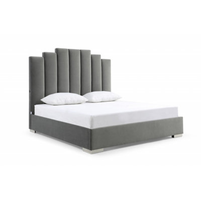 Brant Tufted Upholstered Low Profile Platform Bed -  Everly Quinn, 3050BDBA0B4846DB983909A2F73E80D8