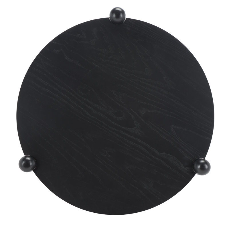 Trish Coffee Table, Black, Wood Black