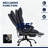 High-End Dark Gray Office Recliner with Adjustable Footrest - Luxury Craftsmanship for Professionals Seeking All-Day Comfort-462606325