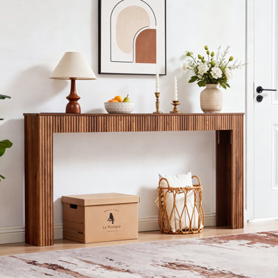 Table console de 160 cm de long avec station de recharge