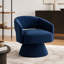 Fauteuil demi-tonneau pivotant de 27,5 po Nevile-723477885
