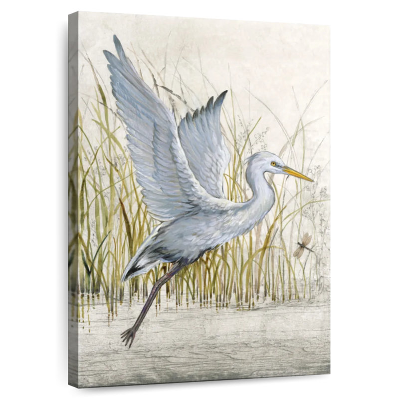 Brampt Heron Sanctuary I, 45" H x 30" W