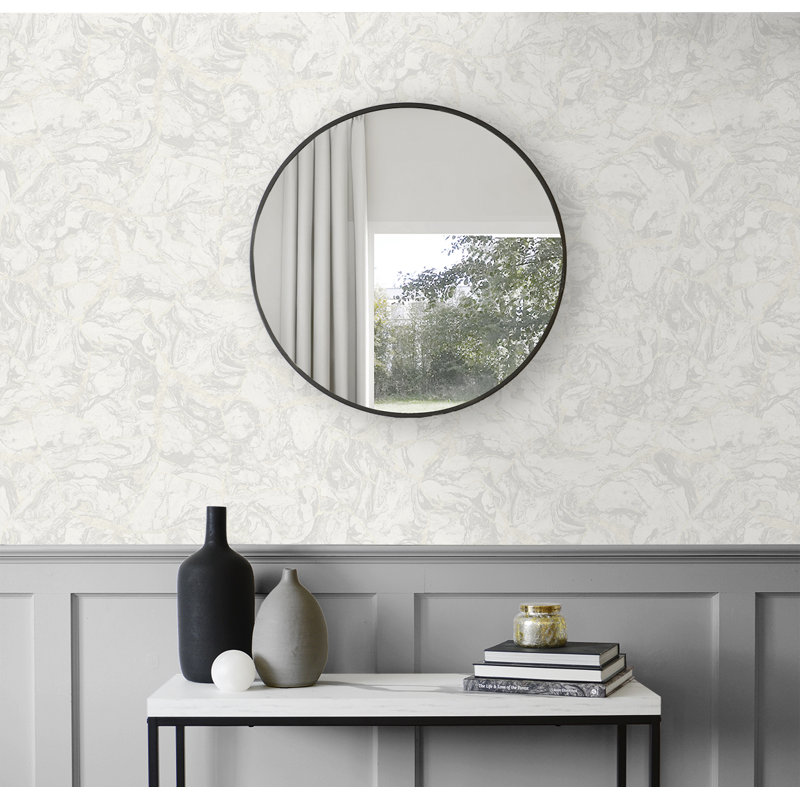 Papier peint en marbre Guenzi, Neige métallique