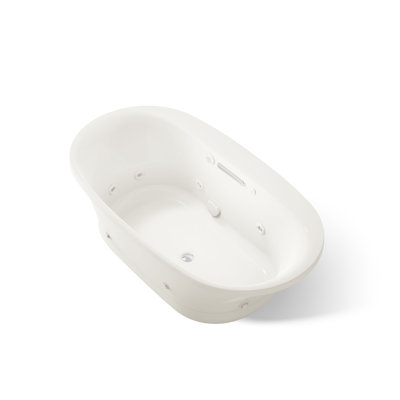 Baignoire encastrée en fonte avec chauffe-eau 66 po x 36 po