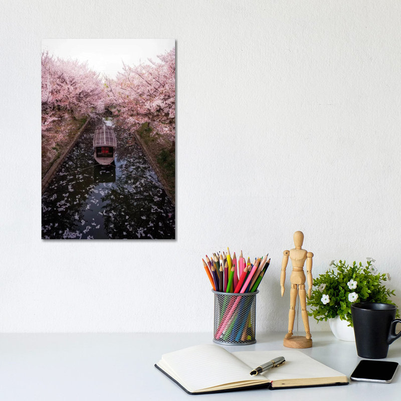 Spring In Japan XXIII by Daisuke Uematsu - Print on Canvas, Wrapped Canvas, 30.48cm H x 20.32cm W x 1.91cm D