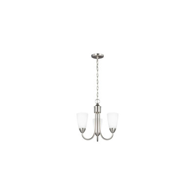 Lustre suspendu moderne de Séville à 3 lumières en nickel brossé (71F6EE348FFC4CDC8BDFAE9A7E73158E).