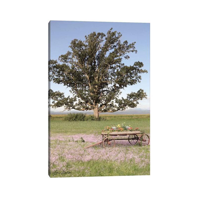 Yesteryear Wagon by Lori Deiter - Wrapped Canvas Print, 20.32 cm H x 30.48 cm W