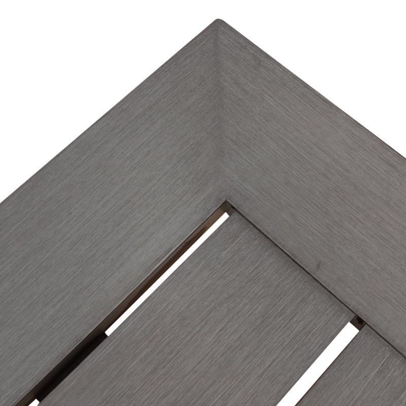 Banc d'extérieur moderne en aluminium