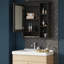 24" 3-in-1 Mirror Cabinet — HD Reflection, Concealed Storage & Towel Bar for Your Expanded Sanctuary-720694823