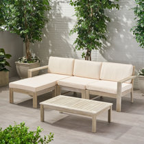 Annajulia Outdoor Rope Woven Sectional Patio Furniture L-Shaped Conversation Sofa Set Corrigan Studio