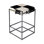 Stinson 26.5 in. Seat Height Leather-Iron Counter Stool